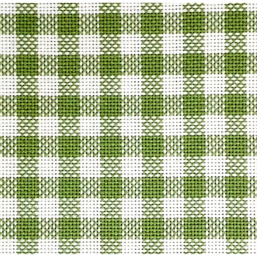 Colonia Cotton Square Fabric - Green - 90x90cm